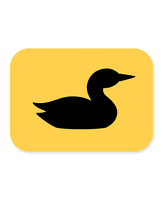 Loon Icon Sticker