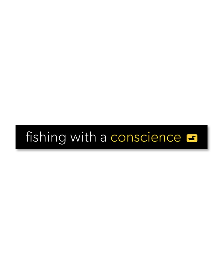 Fishing With A Conscience Sticker
