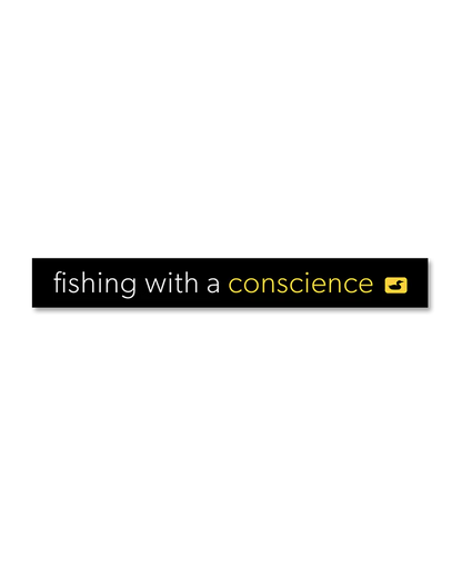 Fishing With A Conscience Sticker