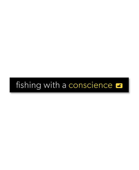 Fishing With A Conscience Sticker